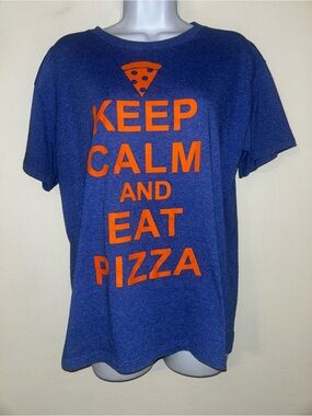 Fifth Sun Keep Calm and Eat Pizza T-Shirt